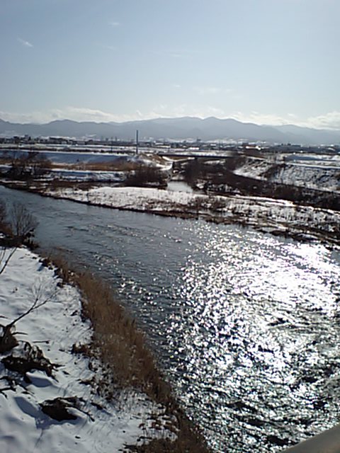平川の春